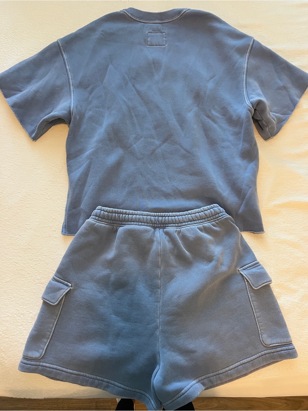 Abercrombie & Fitch Lounge Set with Top & Cargo Style Shorts Size XS - Picture 2 of 4